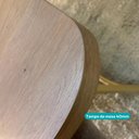 Ver imagem 4 de Mesa de Jantar Redonda 90cm Átria 1594 Carraro Dourada
