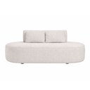 Ver imagem 4 de Sofá Orgânico 180cm Serina Bouclé Cinza - Sallar Home