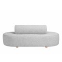 Ver imagem 2 de Sofá Orgânico 180cm Serina Bouclé Cinza - Sallar Home