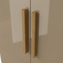 Ver imagem 7 de Guarda Roupa Casal Modulado com Espelho e Cabeceira 100% MDF Imperial Yescasa Cinamomo/Cappuccino