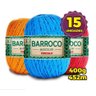 Kit 15 Barbantes Barroco Max Color Cores Variadas Circulo - 1
