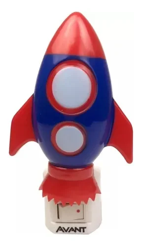 Luz Noturna Led 1w 3000K Bivolt Branco Quente Avant Foguete - 1