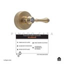 Ver imagem 2 de Acabamento de Registro para Banheiro Subaé Pingoo.casa - Dourado