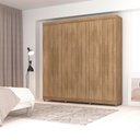 Ver imagem 2 de Guarda Roupa Casal 6 Portas 218 Cm Elegância Nature - Pallazio