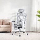 Ver imagem 3 de Cadeira de Escritório Ergonômica Wt07 Luvinco Malha Respirável C/ Suporte Lombar Adaptável até 200kg