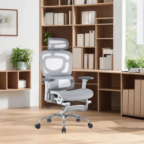 Cadeira de Escritório Ergonômica Wt07 Luvinco Malha Respirável C/ Suporte Lombar Adaptável até 200kg