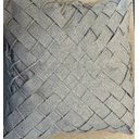 Ver imagem 1 de Almofada Trance Diagonal C/ Corda 0,50x0,50 Neblina