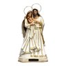 Imagem Sagrada Família Resina 20cm Marfim C/ Auréola Pequena - 1