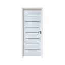 Ver imagem 2 de Kit Porta de Madeira 215x66cm Batente 16cm com Guarnição Cristal Primer Uniportas Abertura Esquerda