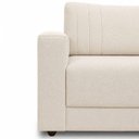 Ver imagem 3 de Sofá Namoradeira Requinte Confortável Boucle p/ Sala:Bege