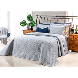 Cobre Leito King Size 400 Fios Egípcio 100% Algodão Cinza 3 Peças - 4