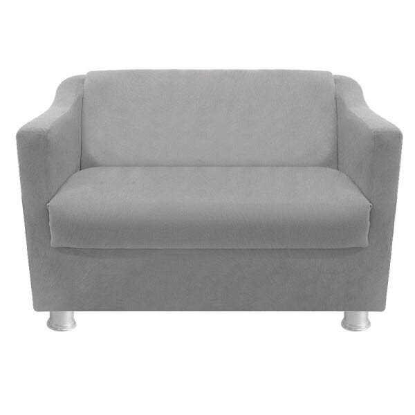Namoradeira Tilla Suede Cinza - STS Móveis - 1