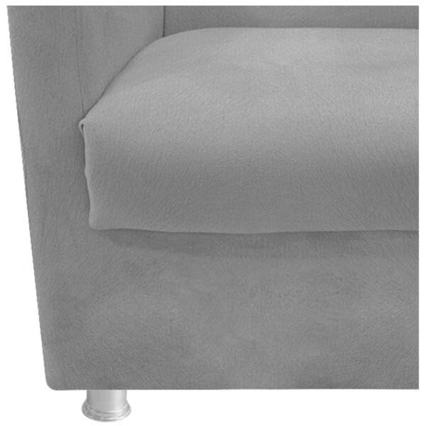 Namoradeira Tilla Suede Cinza - STS Móveis - 6