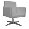 Kit Namoradeira e Poltrona Beatriz Base Giratória de Metal Corano Cinza - STS Móveis - 2