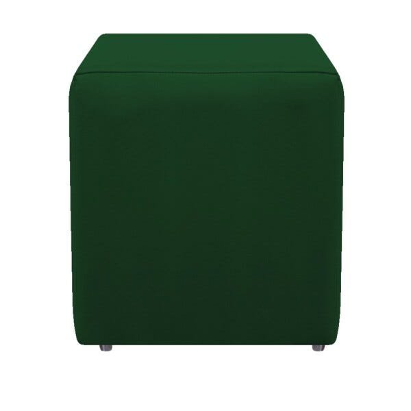 kit Poltrona, Namoradeira Tilla e Puff Dado Suede Verde - STS Móveis - 4