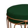 Puff Redondo Aramado Íris Suede Verde - Sts Móveis - 5
