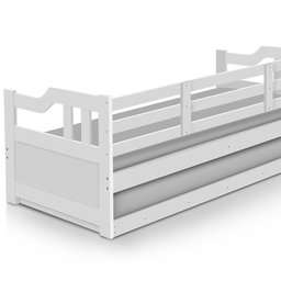 Sofá E Cama Solteiro Auxiliar De Madeira Maciça Atraente Branca - 3 Sofá E Cama Solteiro Auxiliar De Madeira Maciça Atraente Branca - 3