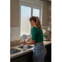Ver imagem 6 de Jarra Purificadora Água Filtro Portátil Branca 1,5 Litros Inmetro