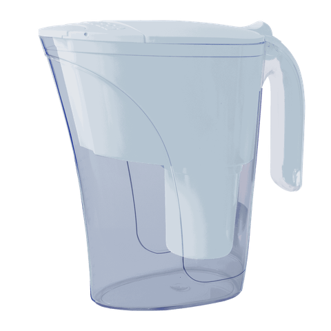 Jarra Purificadora Água Filtro Portátil Branca 1,5 Litros Inmetro