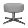 Puff Sofia Base Giratória de Metal Corano Cinza - Sts Móveis - 1