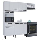 Ver imagem 1 de Kit Cozinha Dora com Balcão Branco - Poquema