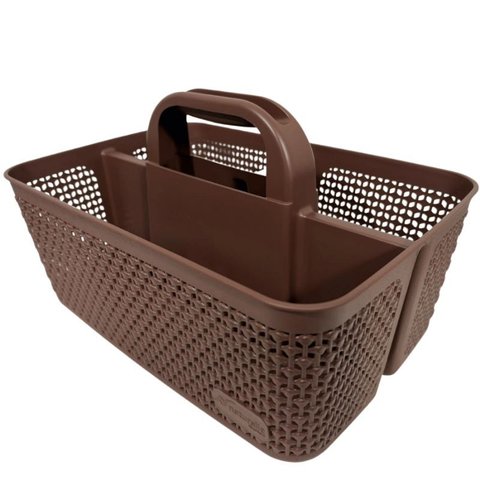 Cesto Organizador Multiuso Rattan 3 Div Porta Uten Rischioto