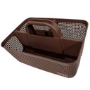 Ver imagem 3 de Cesto Organizador Multiuso Rattan 3 Div Porta Uten Rischioto