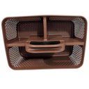 Ver imagem 7 de Cesto Organizador Multiuso Rattan 3 Div Porta Uten Rischioto