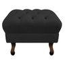 Puff Retrô 100cm Luis XV Corano Preto - Sts Móveis - 1
