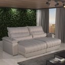 Ver imagem 1 de Sofá Impermeável 2,10m Retrátil e Reclinável Exclusive Bom Pastor