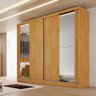 Guarda Roupas Monterey com Portas de Correr 2 Espelhos 100% Mdf – Mademarcs - 1