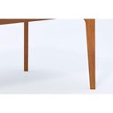 Ver imagem 3 de Mesa P/ Cozinha Cimol Ficus C/ Tampo Madeirado C/ Vidro 180cm Carvalho/off White