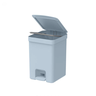 Conjunto De Lixeiras Com Pedal Esconde Sacola Modular 4 Unidades Azul Glacial - 3