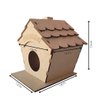 Casinha Personalizada para Pássaro em Mdf Cru (14x12x15) - 5