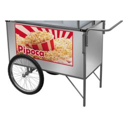 Carrinho de Pipoca Inox com Rodas de Bicicleta Cefaz - 3