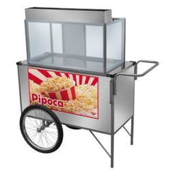 Carrinho de Pipoca Inox com Rodas de Bicicleta Cefaz - 2