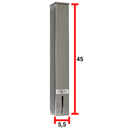 Ver imagem 2 de Dispenser Quadrado Inox Café 50ML