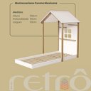 Ver imagem 2 de Cama Solteiro Montessoriana Corona Mexicana Creme/carvalho