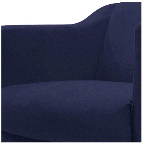 kit 04 Poltronas Decorativas Tilla Corano Azul Marinho - STS Móveis - 6