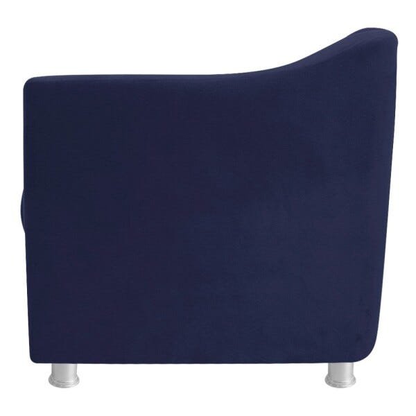 kit 04 Poltronas Decorativas Tilla Corano Azul Marinho - STS Móveis - 4