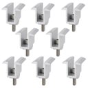 Ver imagem 1 de Fixador Grampo Intermediário Middle Clamp Linha C Placa Painel Solar Alumínio e Inox | Perfil Master