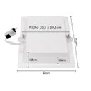 Ver imagem 4 de Painel Led Embutir Recuado Plafon Kais 18w 3000k Nordecor
