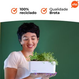 Horta Inteligente Branca Clássica (20x20cm) Brota Company - 6