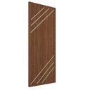 Ver imagem 1 de Porta de Madeira Frisada U.v 210cm X 70cm - R30k:imbuia