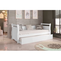 Bicama Solteiro para Quarto Infantil Bella Branca - 1