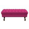 Puff Retrô 160cm Luis XV Suede Pink - Sts Móveis - 2