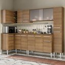 Ver imagem 1 de Armário de Cozinha Completa de Canto 325cm Rustic Emilly Space Madesa 03