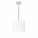 Ver imagem 1 de Lustre Luminária Pendente Vivare Free Lux Pe-4107br Cúpula em Tecido 25x20cm