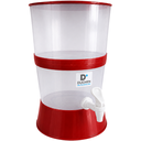 Ver imagem 2 de Filtro de Água 7,5L Bebedouro Compacto com Vela Cerâmica e Boia Dosadora Inmetro - Vermelho