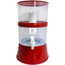 Ver imagem 1 de Filtro de Água 7,5L Bebedouro Compacto com Vela Cerâmica e Boia Dosadora Inmetro - Vermelho